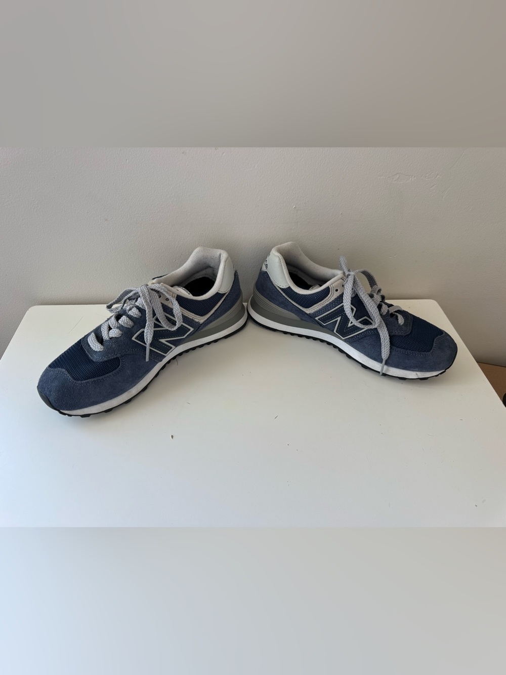 New Balance 574 Classic Sz 7.5 Womens Blue Sneakers Running Shoes EU 38 - Picture 7 of 11